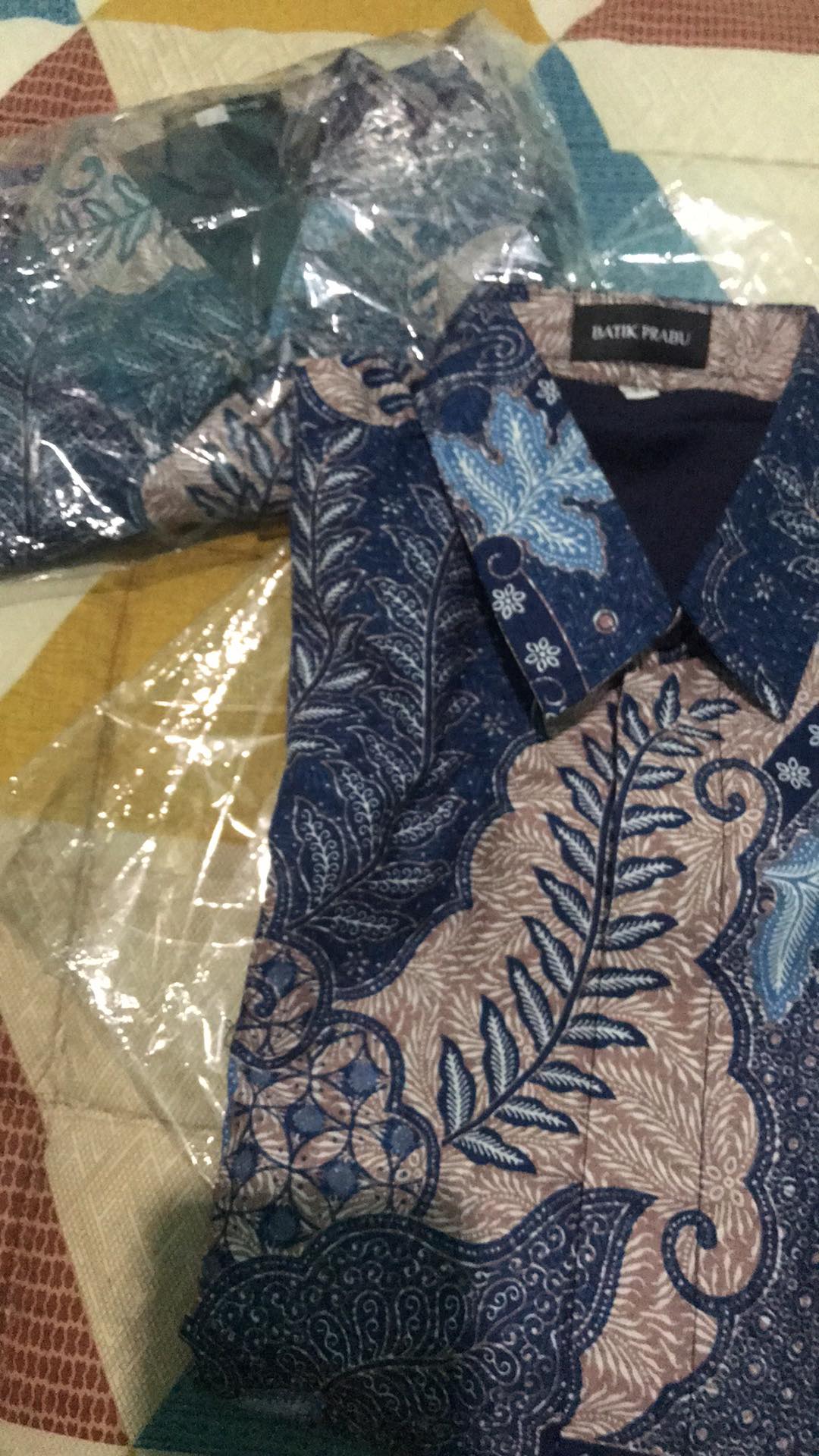 Kemeja Batik Prabu Bahan Dobby Reguler Fit A588