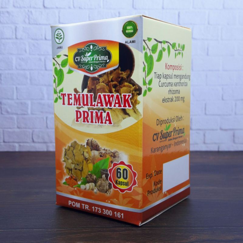 TEMULAWAK Herbal Original Extrak isi 60 kpsl