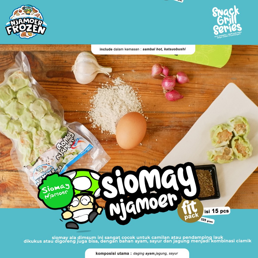 

SIOMAY NJAMOER (15pcs) ( Siomay Dimsum )