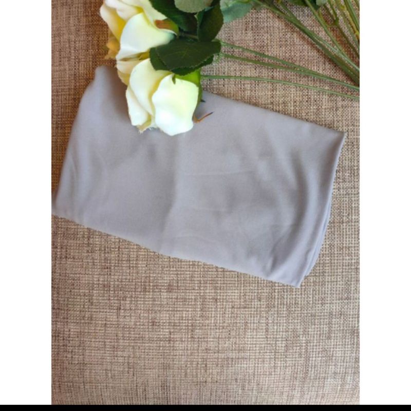 BERGO MARYAM DIAMOND | HIJAB MARYAM | ORIGINAL | AZZURA | BERGO TALI | BERGO POLOS | HIJAB INSTAN-Silver