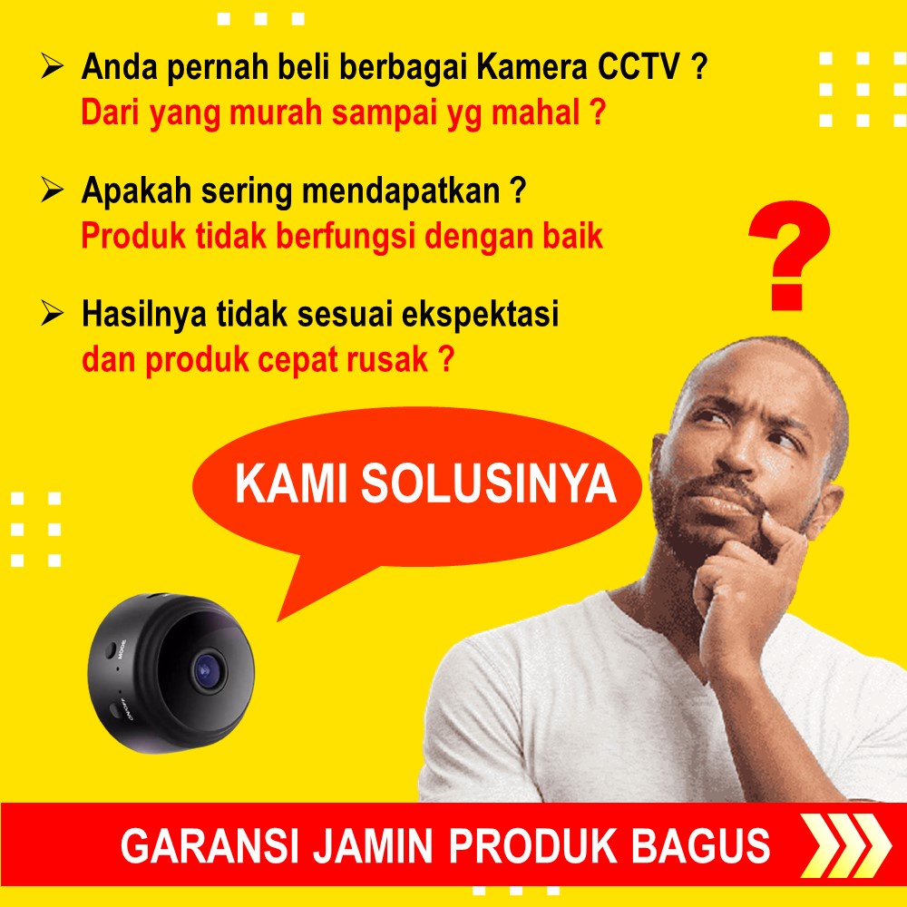 KAMERA CCTV MINI TERSEMBUNYI TANPA KABEL WIFI CAMERA PENGINTAI KECIL WIRELESS SPYCAM SPY HIDDEN CAMERA IP CAM MURAH TERHUBUNG HP PORTABLE PENGINTIP MATA2 JS115