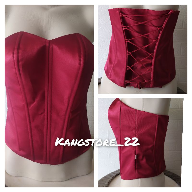 KAMISOL SATIN /LONGTORSO/BUSTIER/DALEMAN KEBAYA/ KEMBEN tulang 10