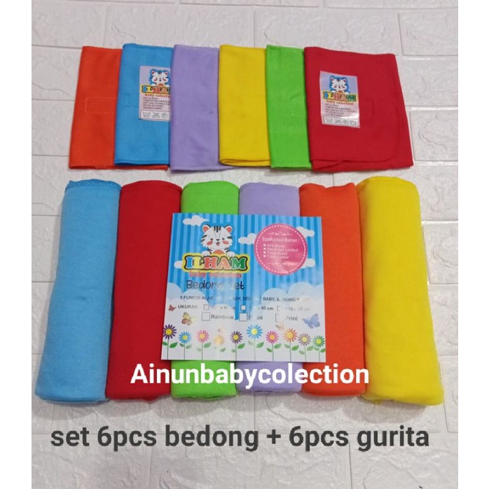 PROMO !!! Terbaru !! set 6pcs bedong + 6pcs gurita rekat