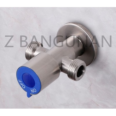 Stop Kran Kloset Stainless/Stop Keran Single Sus304/Stop Kran Wastafel Stenlis/Stop Kran Double Sus304/Stop Kran Kloset Cabang Kran Shower Tee Kran Bak Cuci Piring