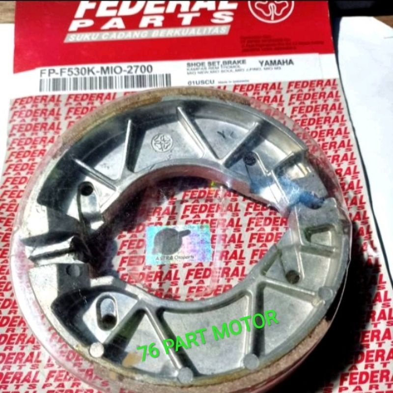 KAMPAS REM BELAKANG ALL MATIC MERK FEDERAL YAMAHA MIOPT ASTRA OTOPART