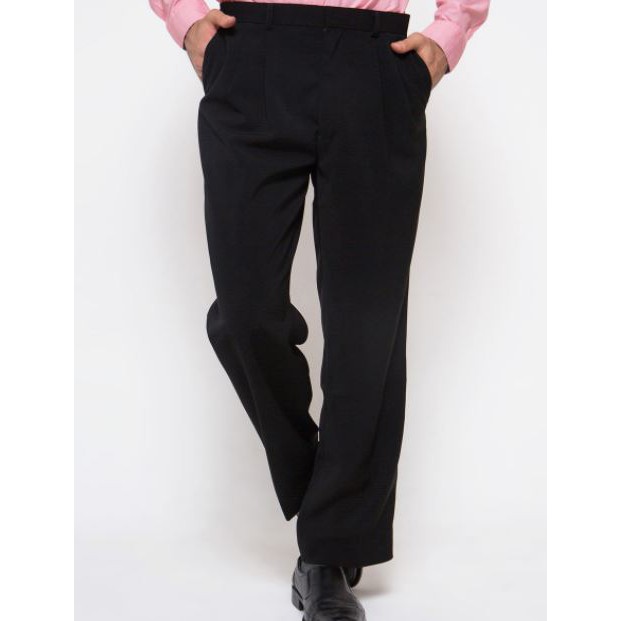  Celana  Panjang  Formal Cardinal  Hitam Ukuran 27 Super Jumbo 