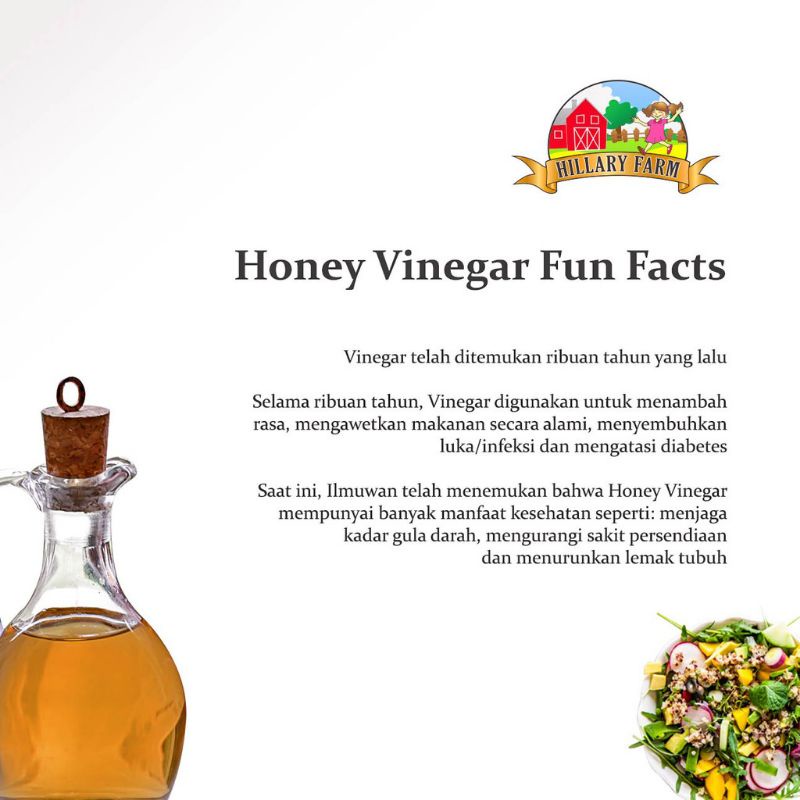 Madu Vinegar / Honey Vinegar / Cuka Madu Thailand / Cuka Madu