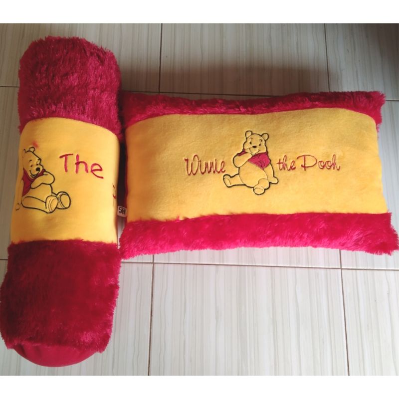 BANTAL GULING BONEKA SATU SET WINNIE THE POOH
