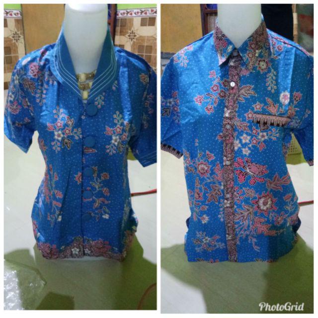 Blouse Sarimbit Batik Couple Batk Dafa Melati