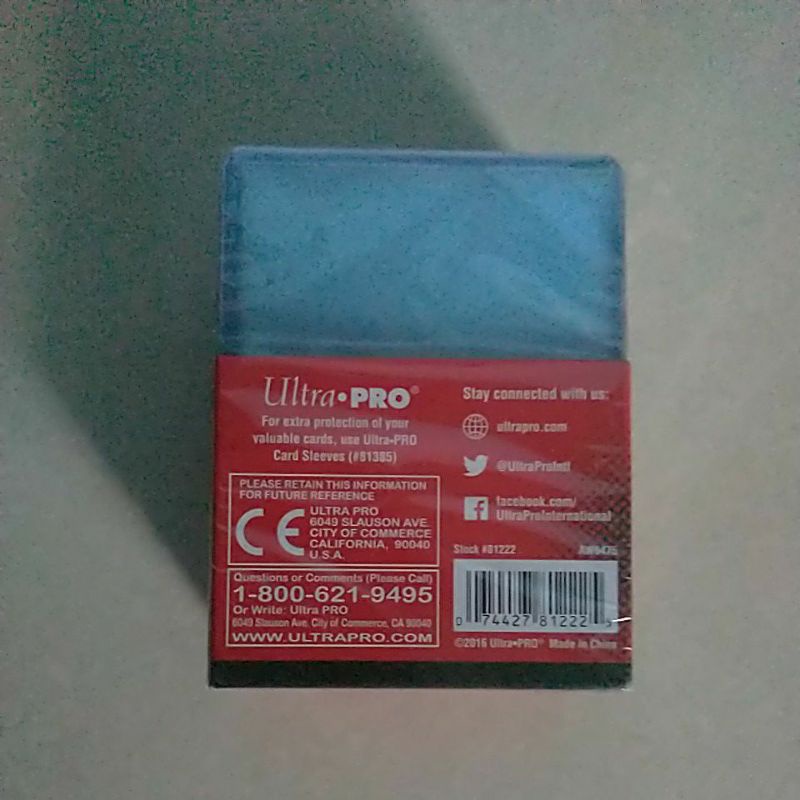 (1 PACK) ULTRA PRO/ SULTAN/ CENTRAL MAINAN TOPLOADER REGULAR 3&quot; x 4&quot;