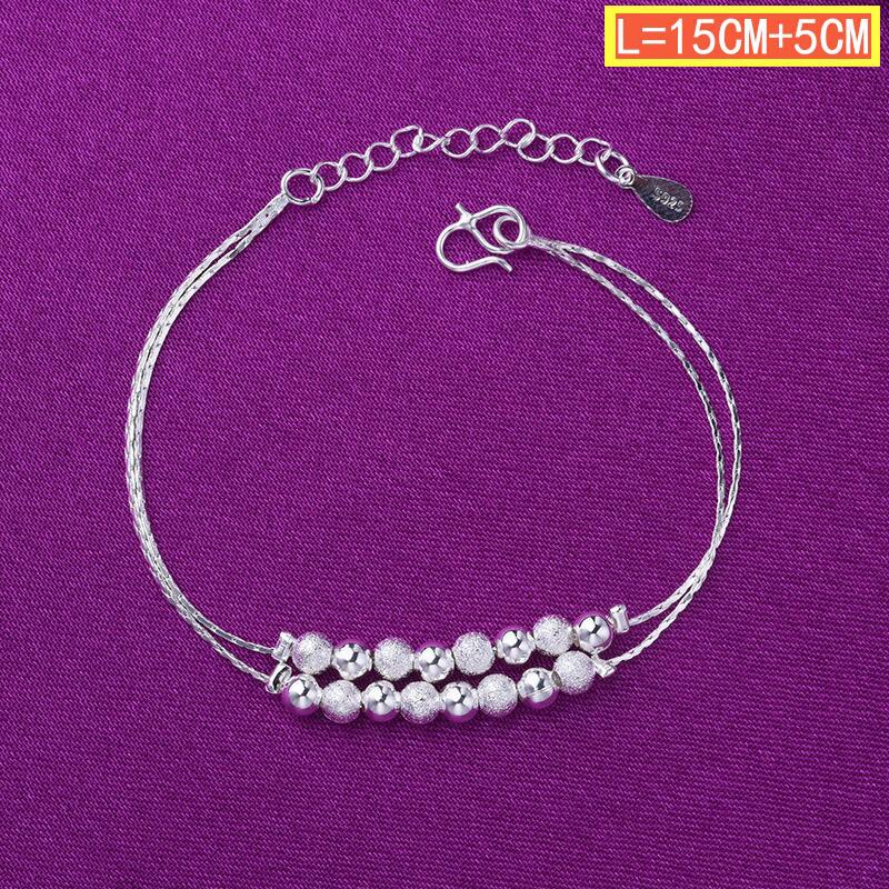 50 gaya 925 gelang perak asli, aksesoris perhiasan fashion Jepang dan Korea-2