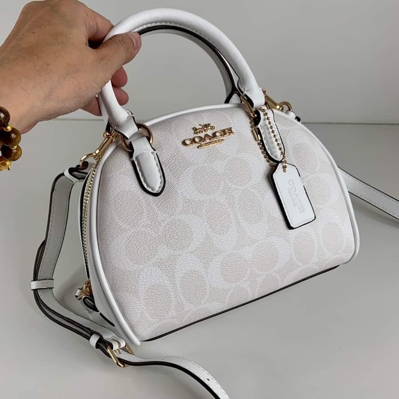 Coach Sydney Satchel In Signature Canvas (CA591)