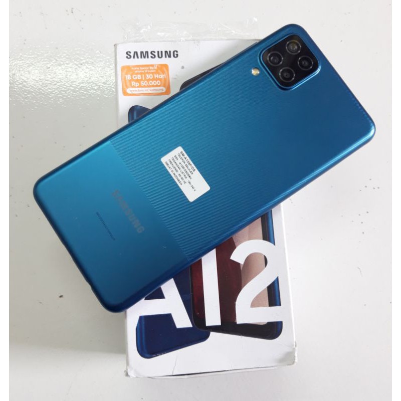 SAMSUNG A12 RAM 6/128GB SECOND MURAH