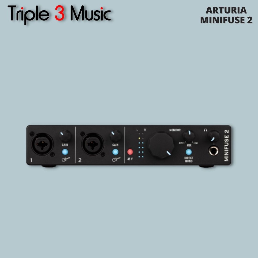 ARTURIA MiniFuse 2 Minifuse2 2 XLR USB Soundcard Recording ORIGINAL