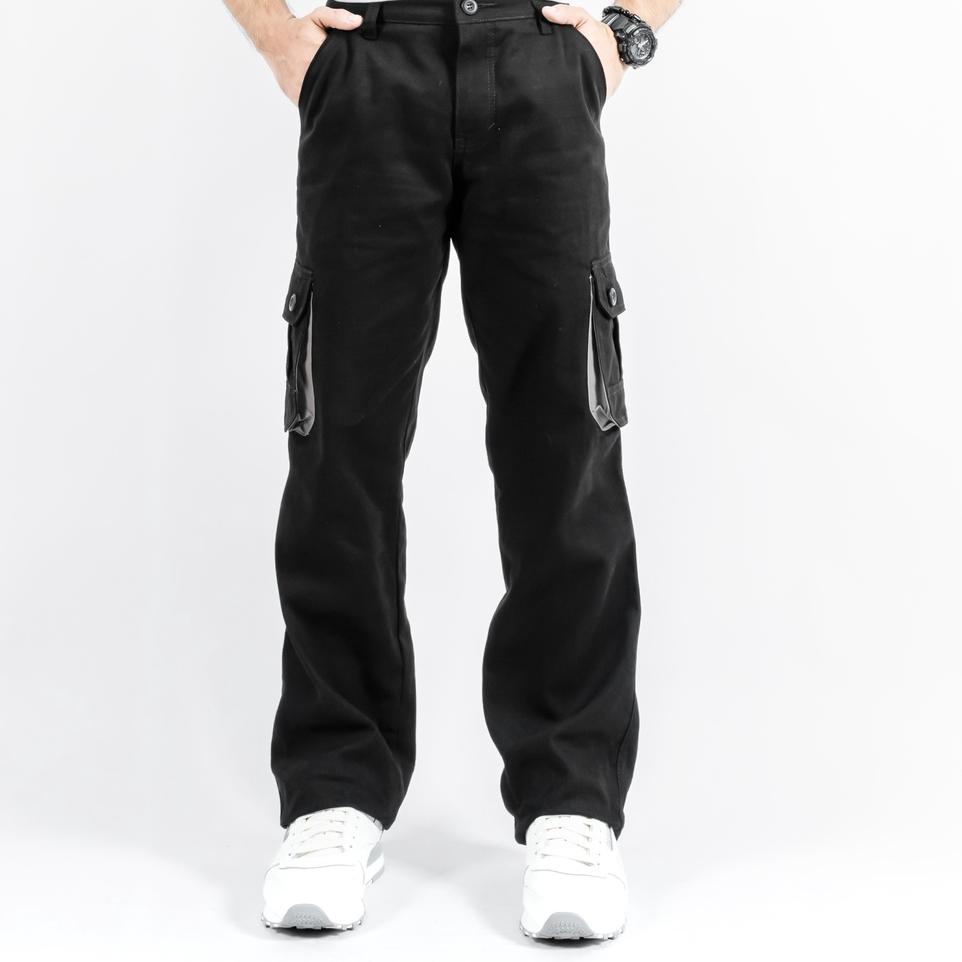 Murah Gizmo Celana Cargo Panjang Prime Black