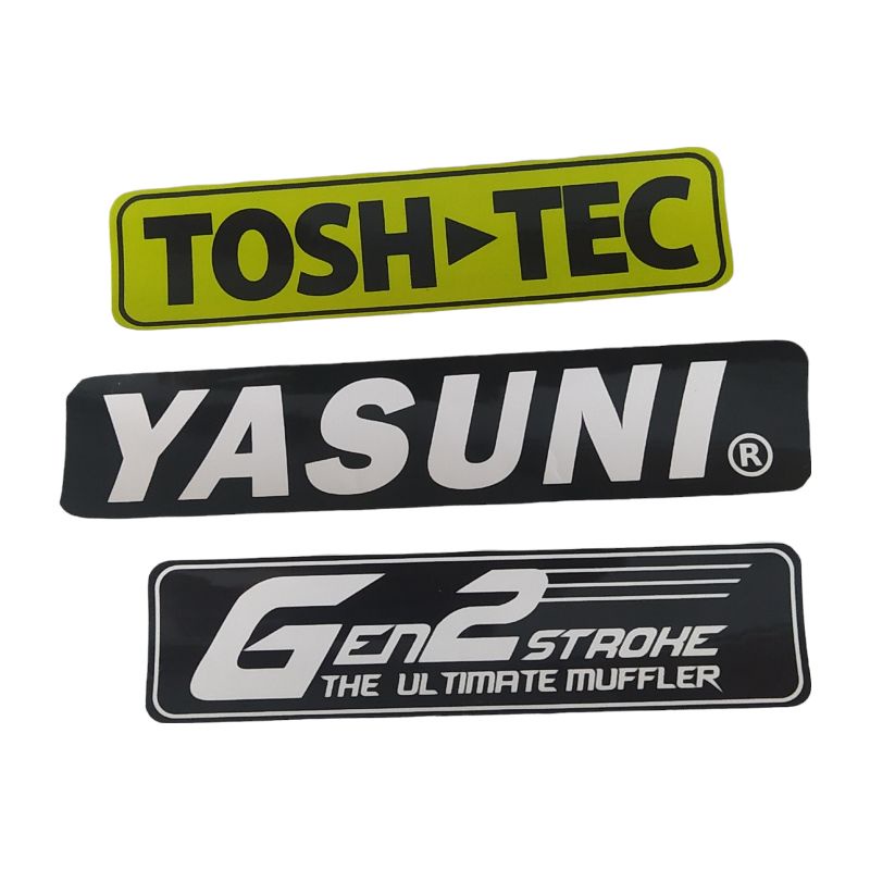 Emblem Stiker Knalpot Racing