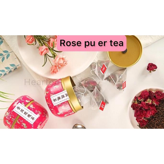 

[COD] FLOWER TEA / TEH BUNGA - ROSE PUER TEA/ TEH PU ER MAWAR (10 PACK) [COD]