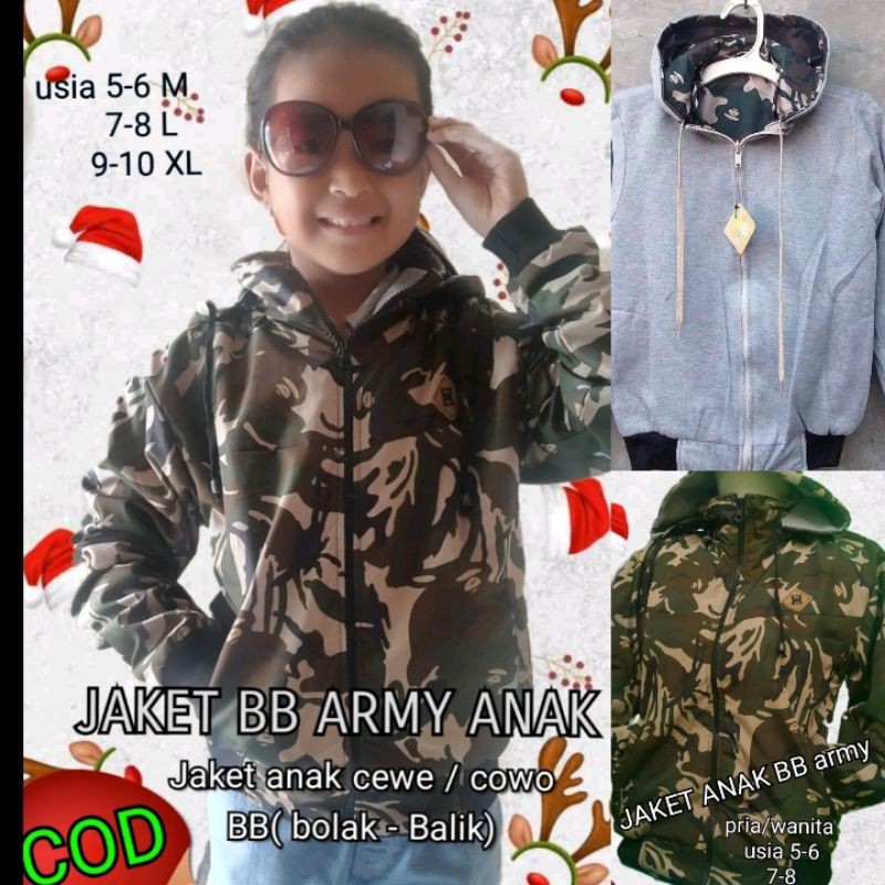 JAKET ANAK BB ARMY