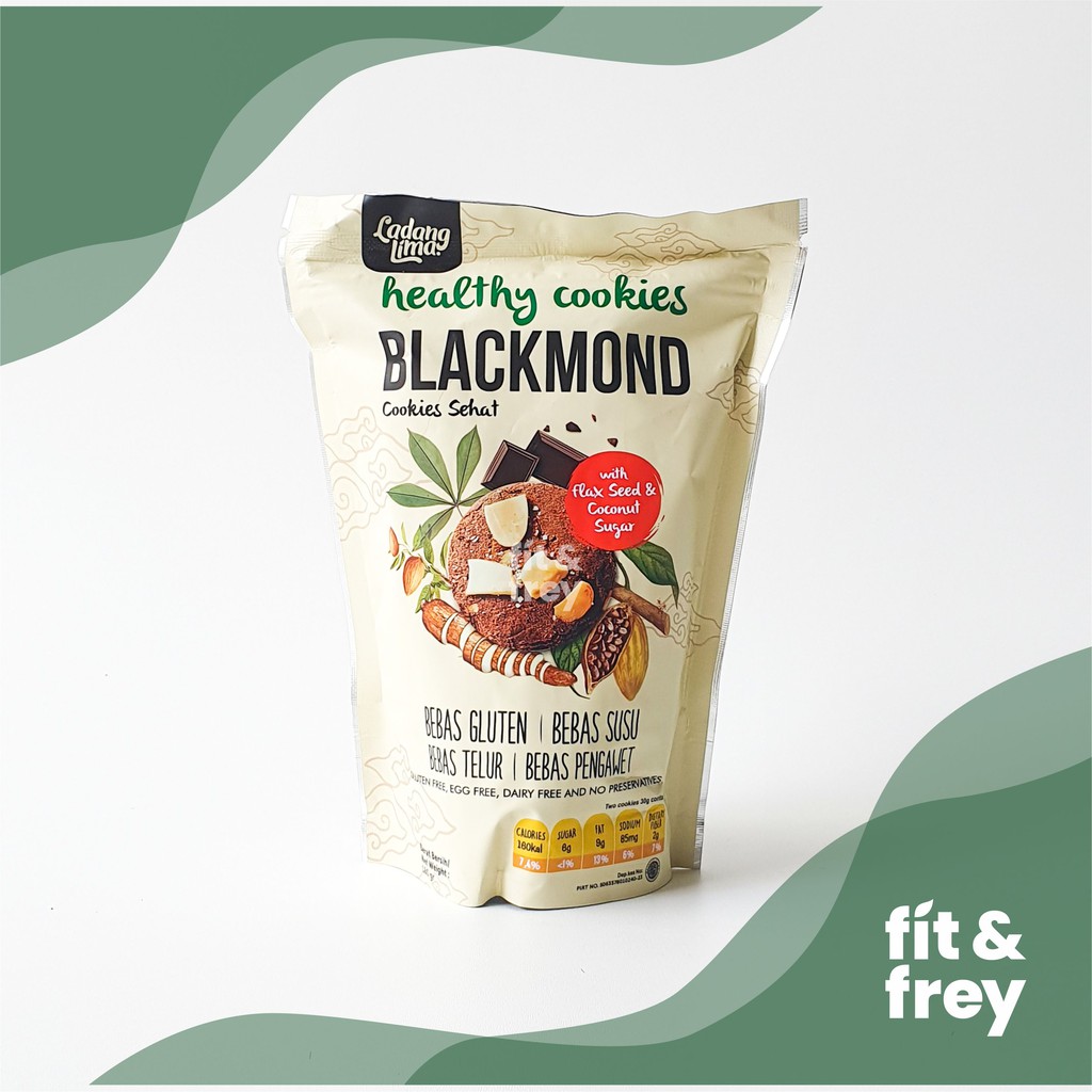 LADANG LIMA Blackmond / Pumpberry - Healthy Cookies Gluten Free / Biskuit Sehat Anak / Snack Diet