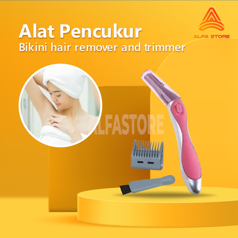 Alat Cukur Pencukur Rambut Bulu Ketiak Alis Kemaluan Waxing Bikini Touch Hair Remover And Trimmer