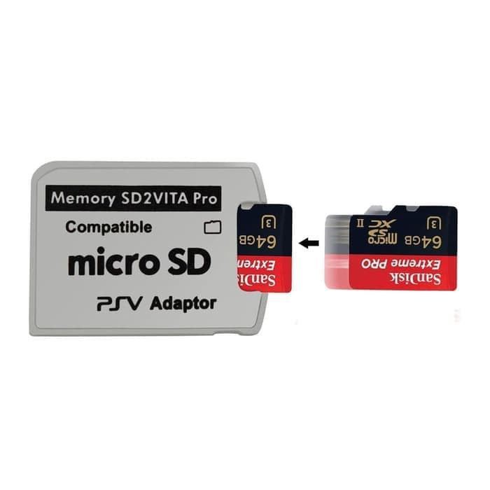 Memory SD2VITA Pro Adaptor Adapter Micro SD PSvita PS Vita