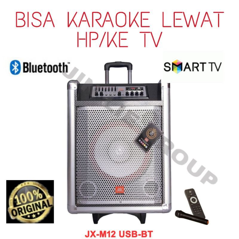 PORTABLE SPEAKER JDL 12 INCH BISA NYANYI BLUETOOTH TO TV