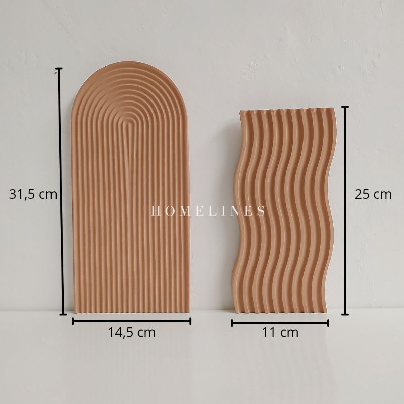 Arch Tray Aesthetic | Baki Properti Foto | Korean Coaster | Nampan Korea- Tatakan Gelas | Home Desk Decor
