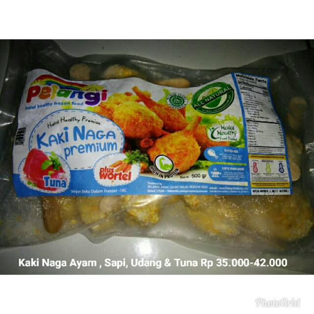 

Kaki Naga Premium Ayam-Sapi-Udang-Tuna