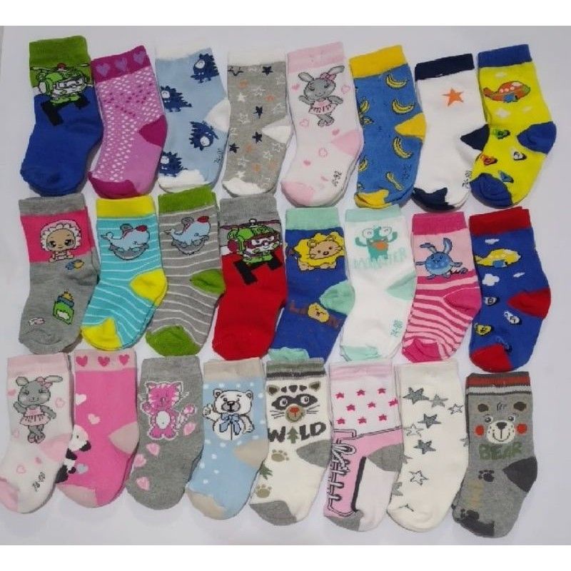 TERMURAH Kaos Kaki Bayi Lucu Lucu Motif RANDOM