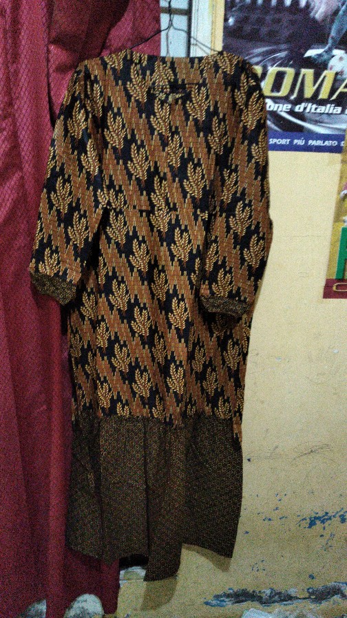 Gamis Batik Manggar, Padi,sekar,cantik,kubis,kipas,daun,kupu,nadine,gendis