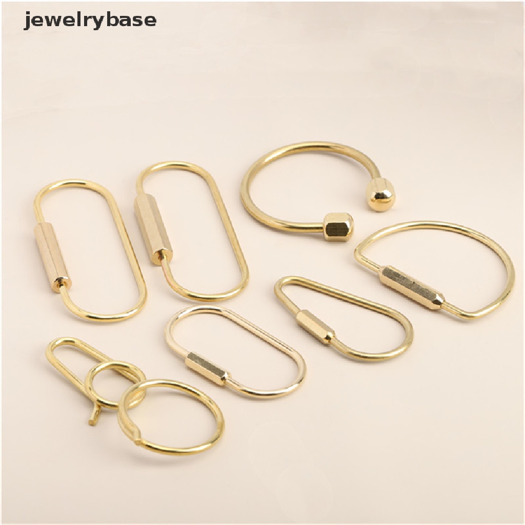 Gantungan Kunci Carabiner Bahan Kuningan Untuk Camping