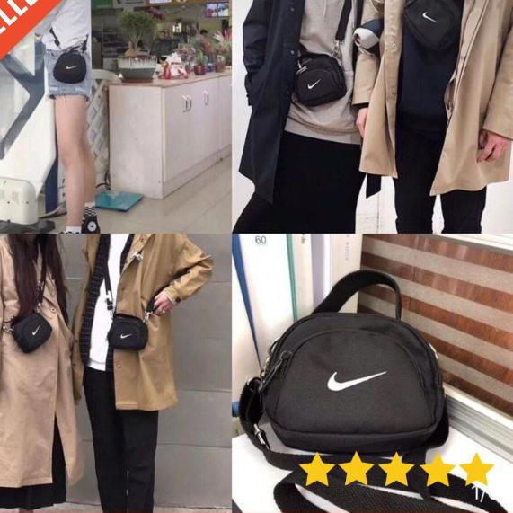 ➯ul Terkini❋ Tas selempang slempang Nike pria & wanita unisex Korea kekinian Korean style Sling bag 
