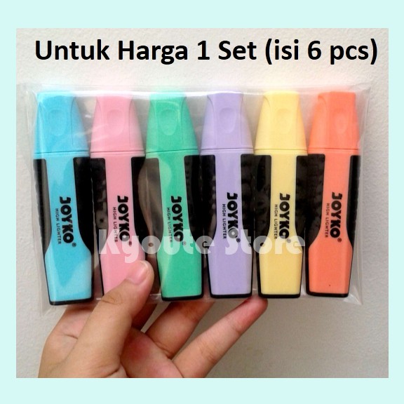 

Highlighter Pastel Joyko Set Best Seller
