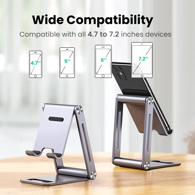 【Stok Produk di Indonesia】Ugreen Phone Stand aksesoris  Dudukan Handphone iP 12 13Pro Max 11 X SE XS XR 8 Plus 6 7 6S Samsung Galaxy Note20 Oppo a12 Vivo Y11