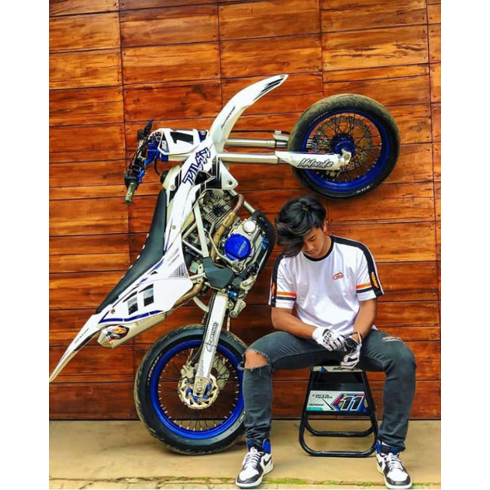 Decal Stiker KLX BF 150 / KLX BF SE EXTREME SUPERMOTO Full Body Sticker Custom Variasi MotorTrail