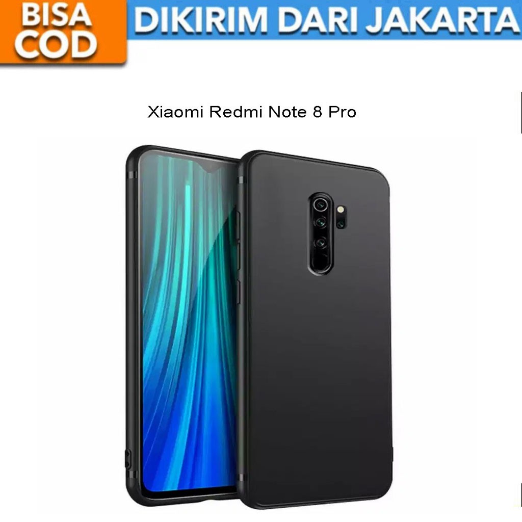 SoftCase Black Matte for Xiaomi Redmi Note 8 Pro