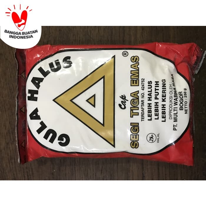 Gula Halus Cap Cap Segitiga Emas 250gr