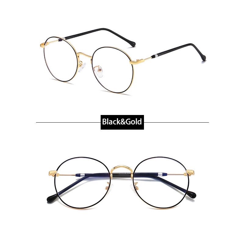 KACAMATA PHOTOCROMIC ANTI RADIASI SINAR BIRU GADGET 2 IN 1 WANITA PRIA PHOTOCHROMIC CP-03 OVAL METAL