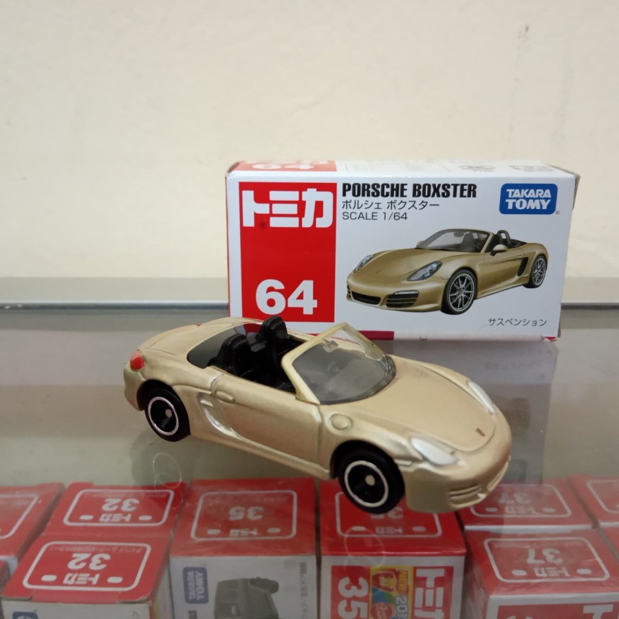TOMICA REGULER NO 64 PORSCHE BOXSTER DIECAST MOBIL SPORT