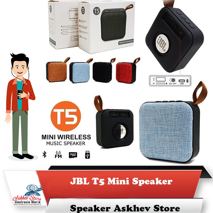 JBL T5 Mini Speaker Portable wireless bluetooth music System