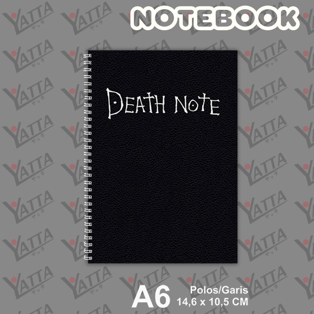

Notebook Anime Ukuran A6 10,5 cm x 14,8 cm Deathnote YOTAKUSHOP
