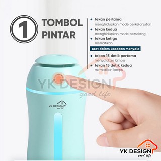 YK DESIGN YK-512 Mini Humidifier / Pelembab Udara USB MICRO dengan