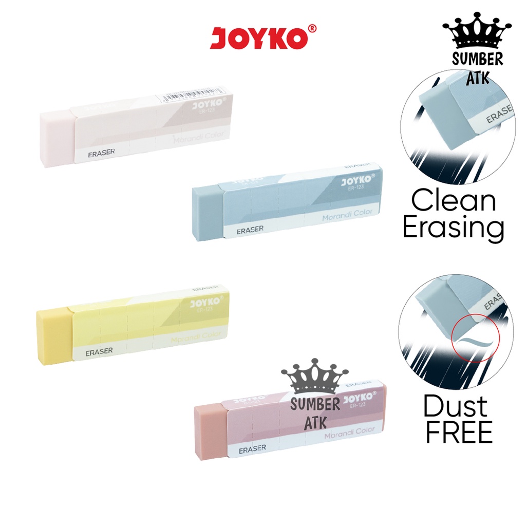 

Penghapus Eraser Joyko ER-123 Morandi Color