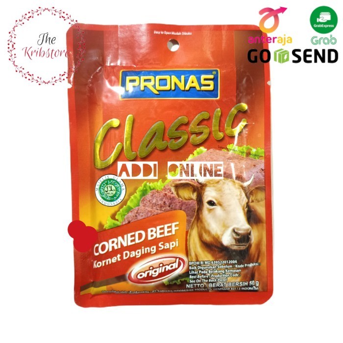 

PRONAS Korned Beef Kornet Daging Sapi Classic Original Sachet 50g