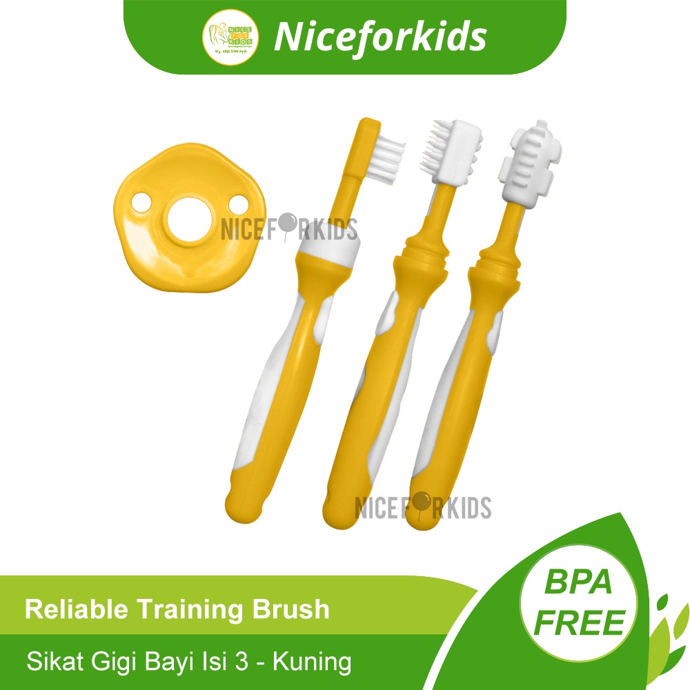 Reliable Training Toothbrush Sikat Gigi Bayi 3 Step