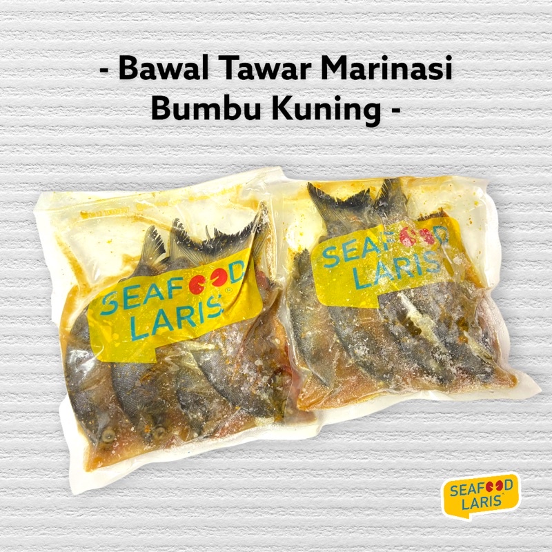 

IKAN BAWAL PREMIUM BERSIH BUMBU SIAP MASAK 500gr