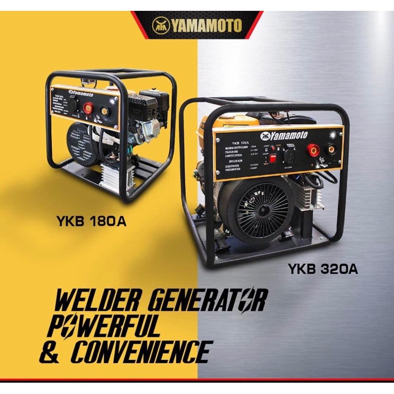Mesin Las Industri WELDING GENERATOR YAMAMOTO YKB 320A Bensin
