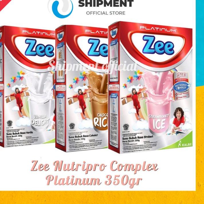 

10.10 ✨Promo✨ ZEE PLATINUM 350 gram VANILLA COKLAT STRAWBERRY KALBE SUSU ZEE REGULER 350GR serbuuu !