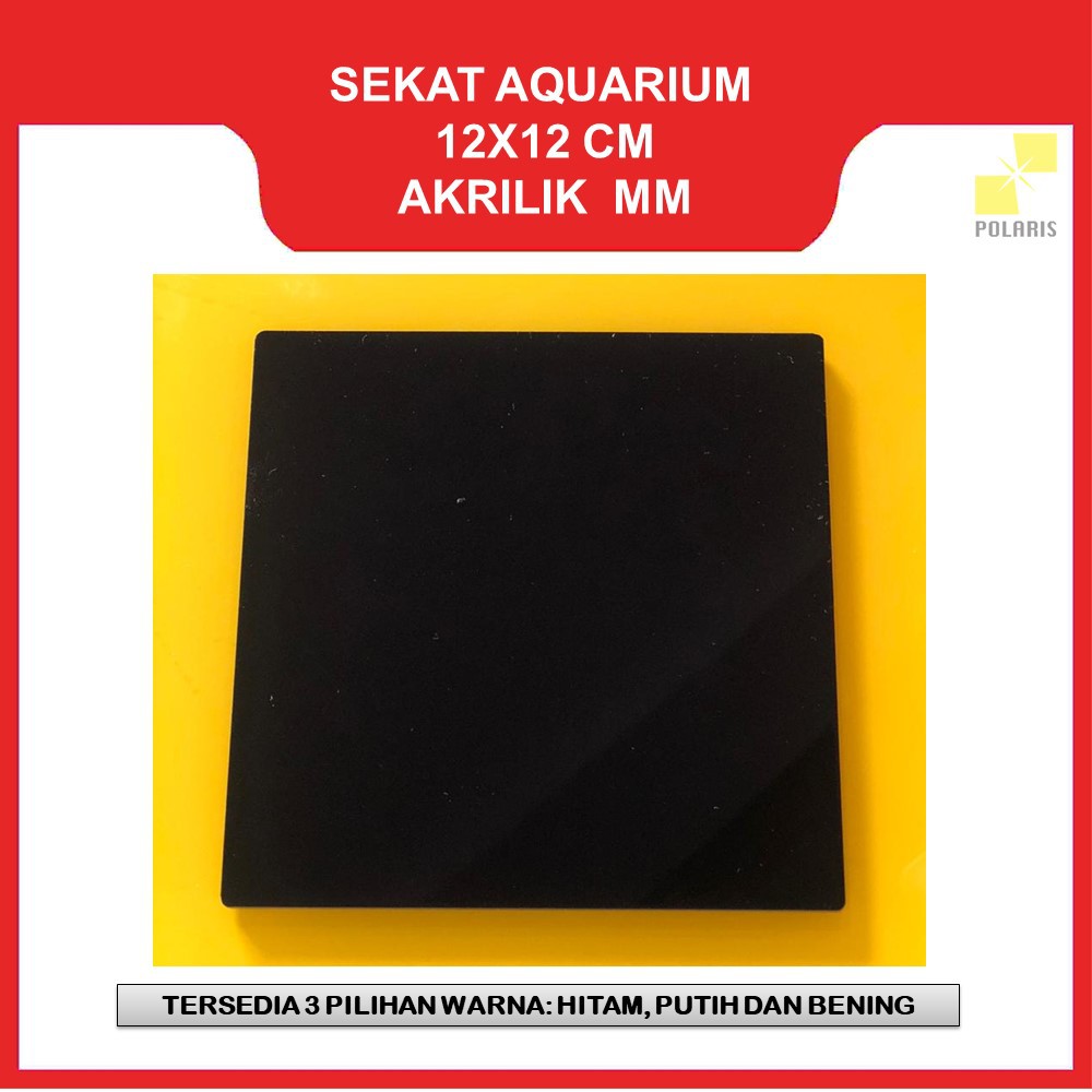 SEKAT AQUARIUM CUPANG/SEKAT SOLITER AKRILIK UKURAN 12X12 CM