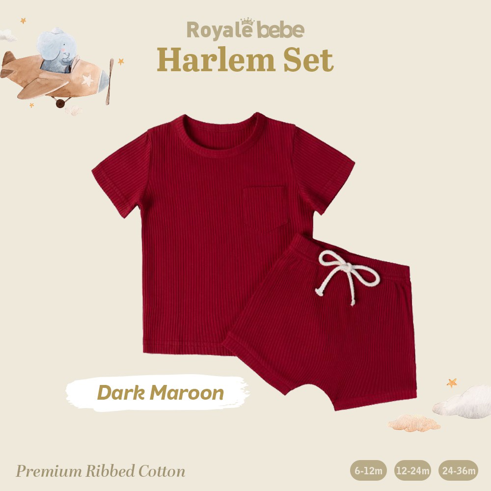 Makassar ! Royale Bebe Harlem Set Premium Cotton